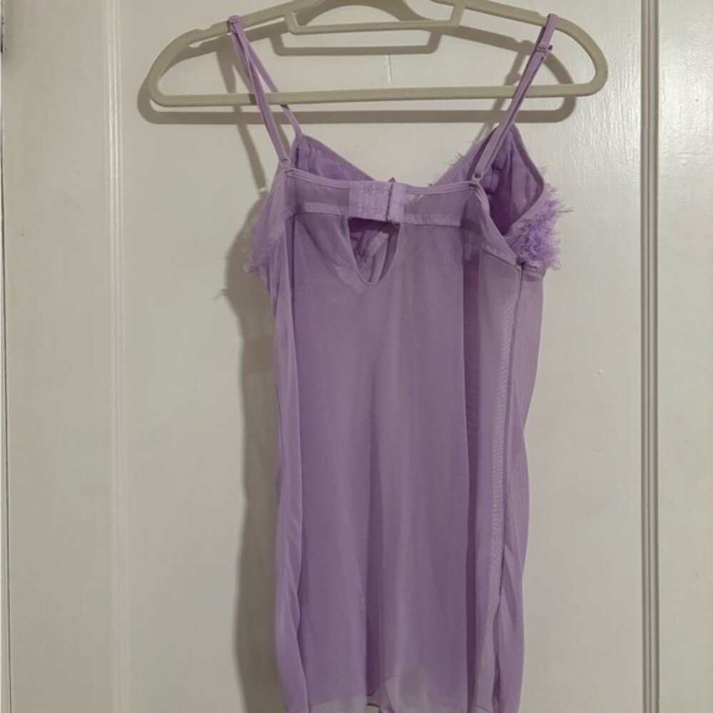 Lavender Sheer Lingerie